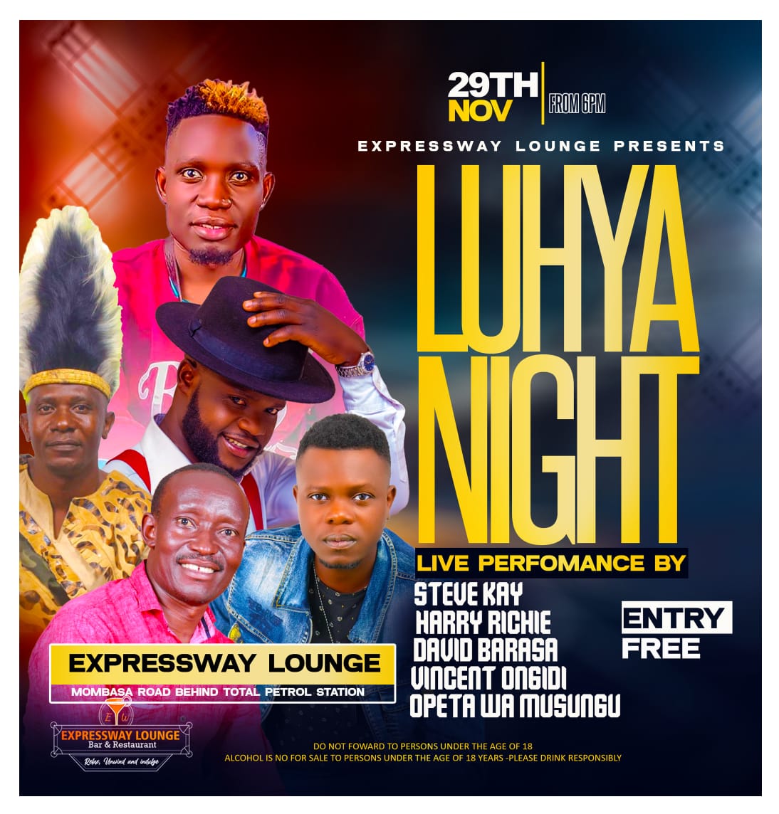 lawrencekitema's tweet photo. Mark your calendar and get ready for these unforgettable series of Cultural Night Events right here at the Expressway Lounge! Celebrate the vibrant music, dance, and cuisine that make each culture unique. #KaleNight | #GusiiNight | #KambaNight | #LuyhaNight https://t.co/1myBXQxUts