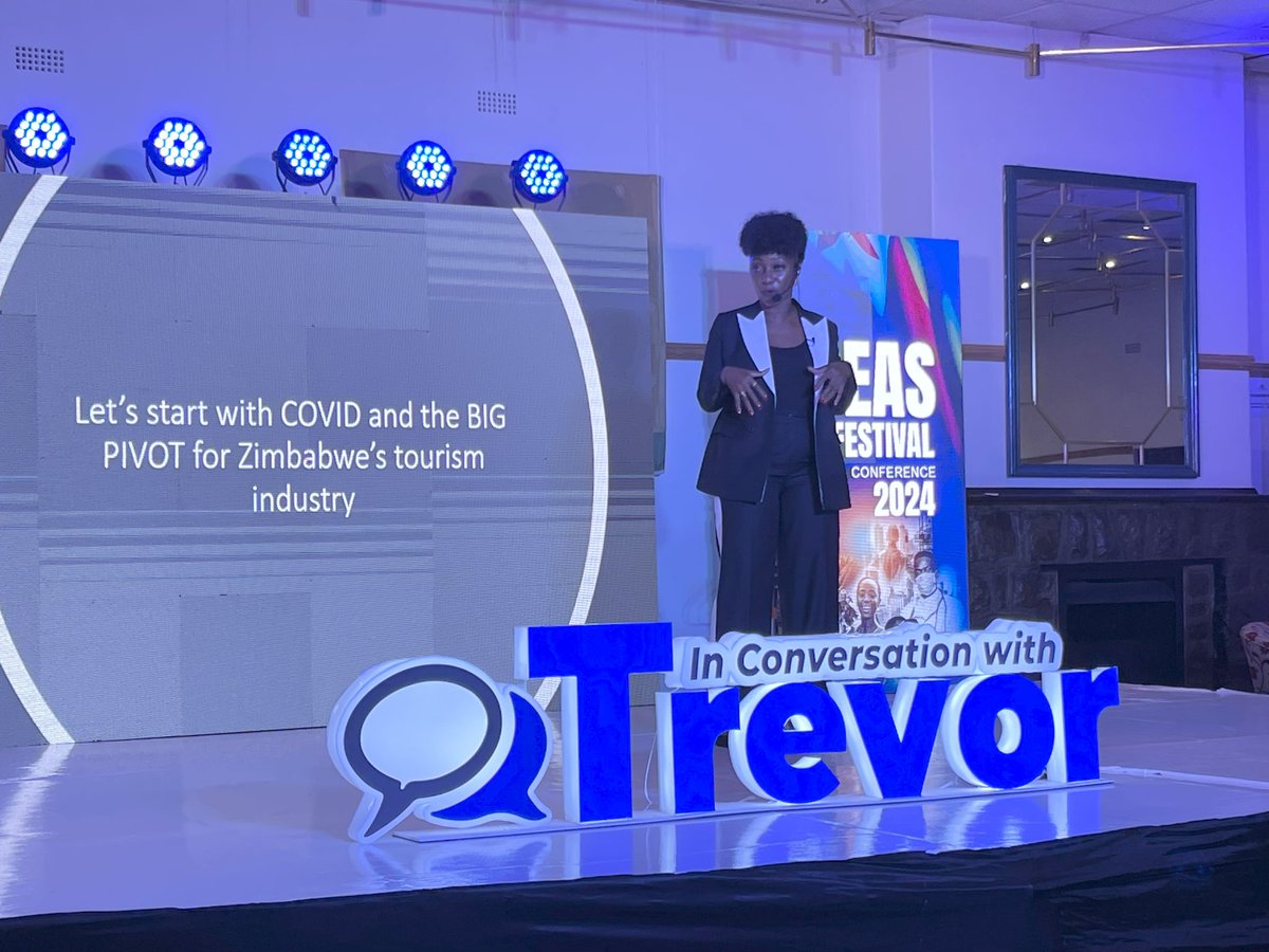 ConvoWithTrevor's tweet photo. “The travel industry is highly competitive, a clear and compelling unique selling proposition  for Zimbabwe can attract travelers by emphasizing unique experiences, convenience, and value
,” - Yvonne Mtengwa’s Masterclass on the importance of travel and tourism for Zimbabwe #IdeasFestival2024 #ICWT24