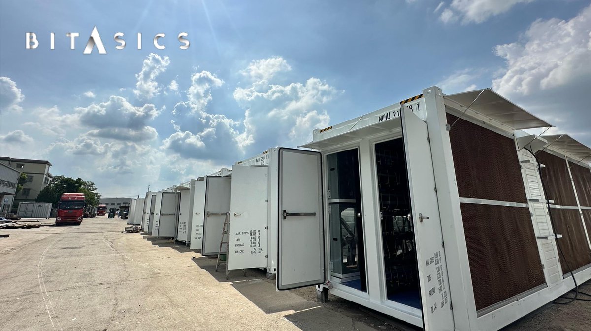 Bitasics's tweet image. @Bitasics  is happy to have delivered 8MW of containers to our valued client. We wish them great success starting at their new site! #DataCenter #BTC

Feel free to reach out to us for miner and container demands! sales@bitasics.com