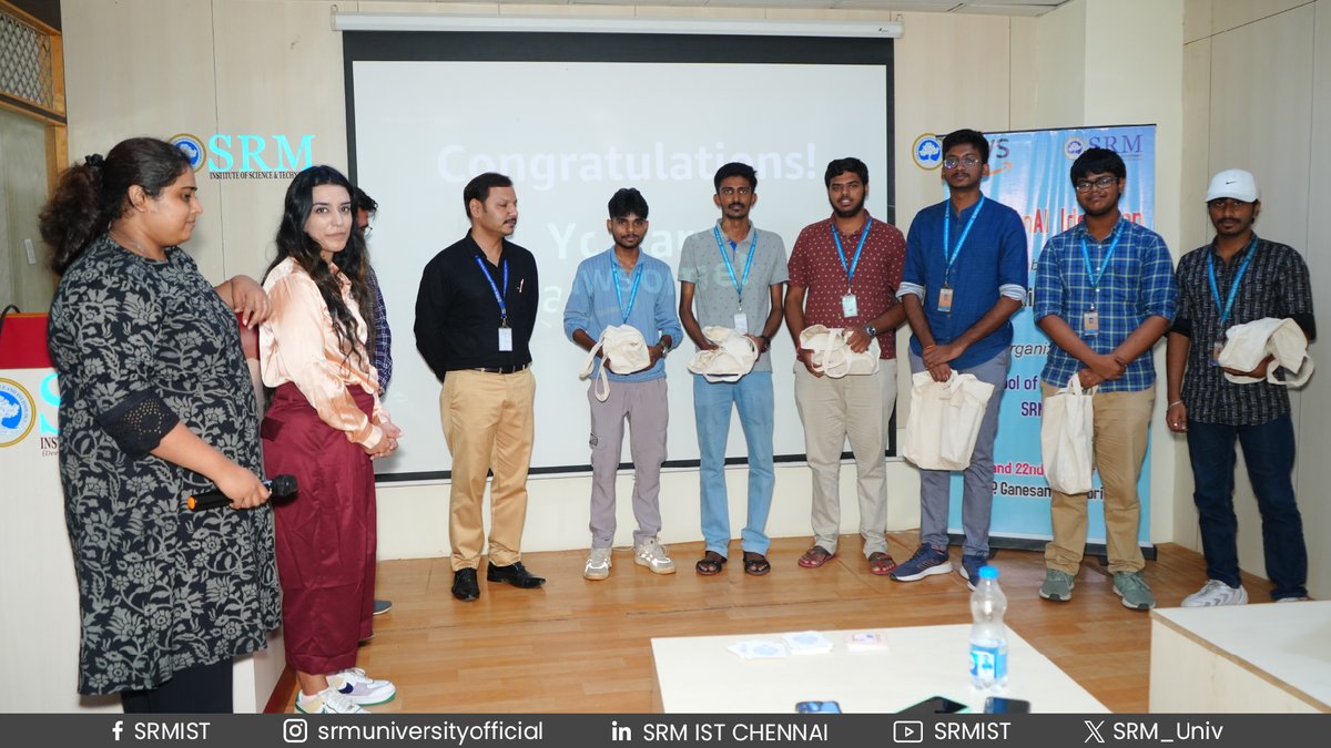 SRM_Univ's tweet photo. The two-day Generative AI Workshop and Ideathon, organized by The School of Computing, at SRMIST-KTR in collaboration with AWS Skills to Jobs, on October 21-22, 2024, drew over 900 students.

#SRMIST #SRMKtr #SRMUniversity #SchoolofComputing #AWS #SRM_pov #SRMites #SRMKnowledge https://t.co/f7vkV5yxeH