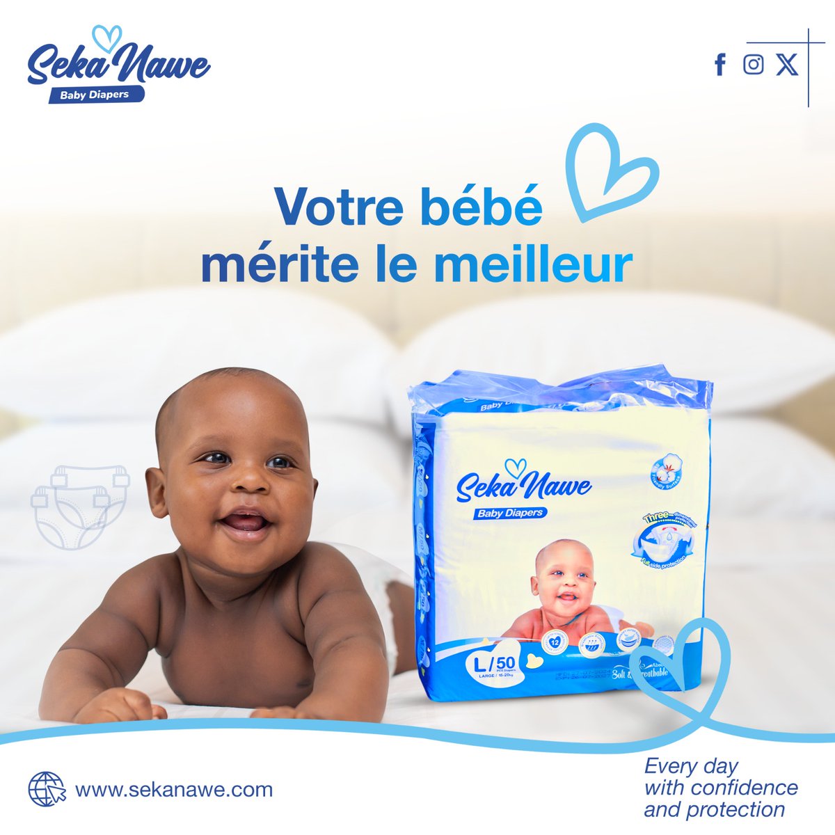SekaNawePads's tweet photo. Assurez le bonheur et le vent être de votre bébé avec des couches douces qui le gardent au sec.
Chaque instant compte lorsqu'il s'agit de prendre soin de votre tout-petit, et le confort est essentiel pour son épanouissement.
#sekanawe #babydiapers #comfortable #softdiapers https://t.co/E9FpnZleXK
