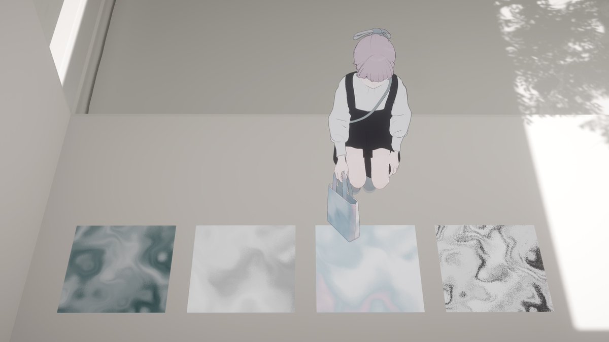 uma_helmet's tweet photo. ワールドにもアバターにも使える、うごくマーブル模様シェーダーを近々Boothで配布予定です！お楽しみに！ https://t.co/g3TvCw1ifW