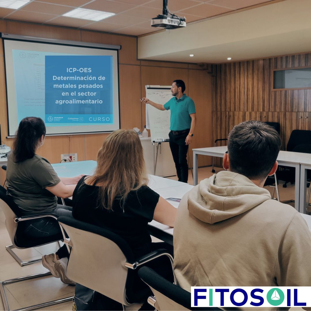COLQUIMUR's tweet image. La semana pasada se impartió el curso de  &quot;ICP-OES DETERMINACIÓN DE METALES PESADOS EN EL SECTOR AGROALIMENTARIO&quot; de forma presencial en #Fitosoil con 🙍‍♂️Bernardo Marín

#colquimurformación #colquimur #icp #icpoes #determinaciondemetalespesados #SectorQuímico
