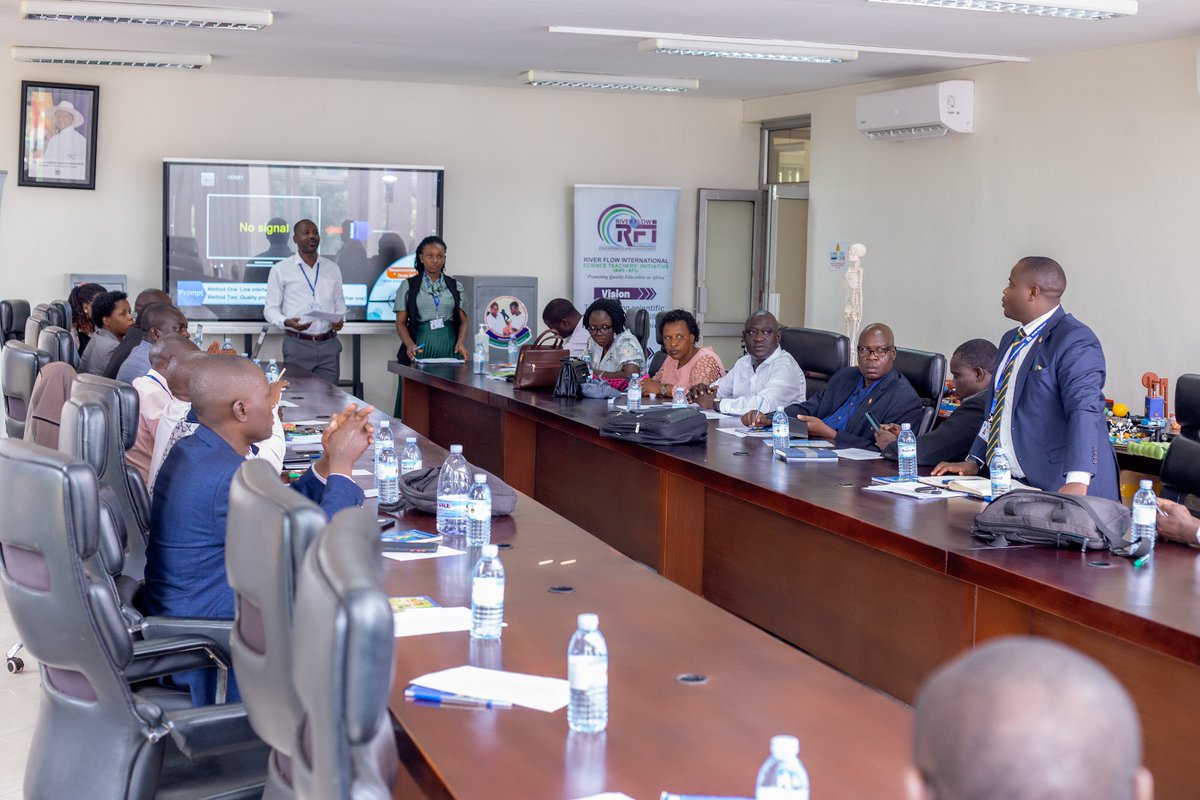 STIAUg's tweet photo. Empowering Science Education
RIFI-STIA hosted School Inspectors at @NCDCUg, Kyambogo on Oct 24, 2024 to discuss how best can regional ambassadors champion practical Science teaching/learning in school in Uganda.
#ScienceEducation #Partnership #QualityEducation #RIFI-STIA #NCDC https://t.co/bE9I80zFrl