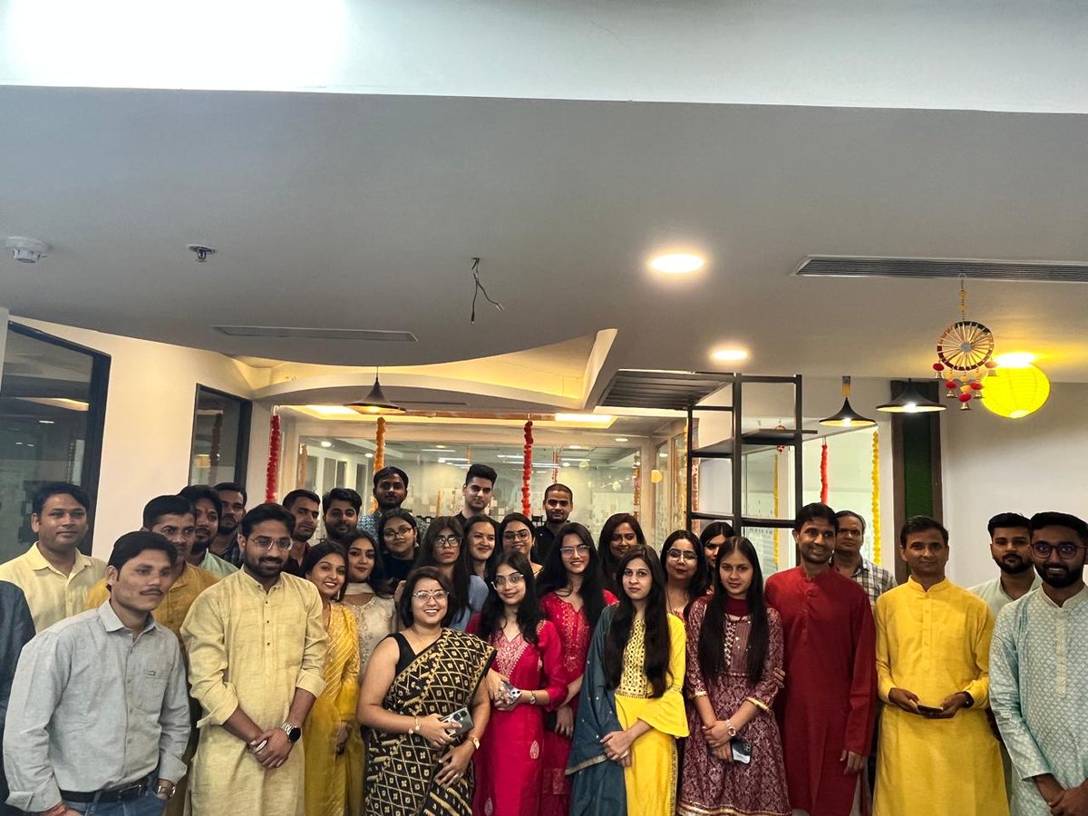 tsc_logicladder's tweet image. The Sustainability Cloud welcomed the festival of lights with laughter, games, and gratitude as the team came together to celebrate Diwali in true spirit. 
Wishing everyone a bright and joyous Diwali filled with warmth and cheer! 🪔✨

#TheSustainabilityCloud #LogicLadder #Diwali