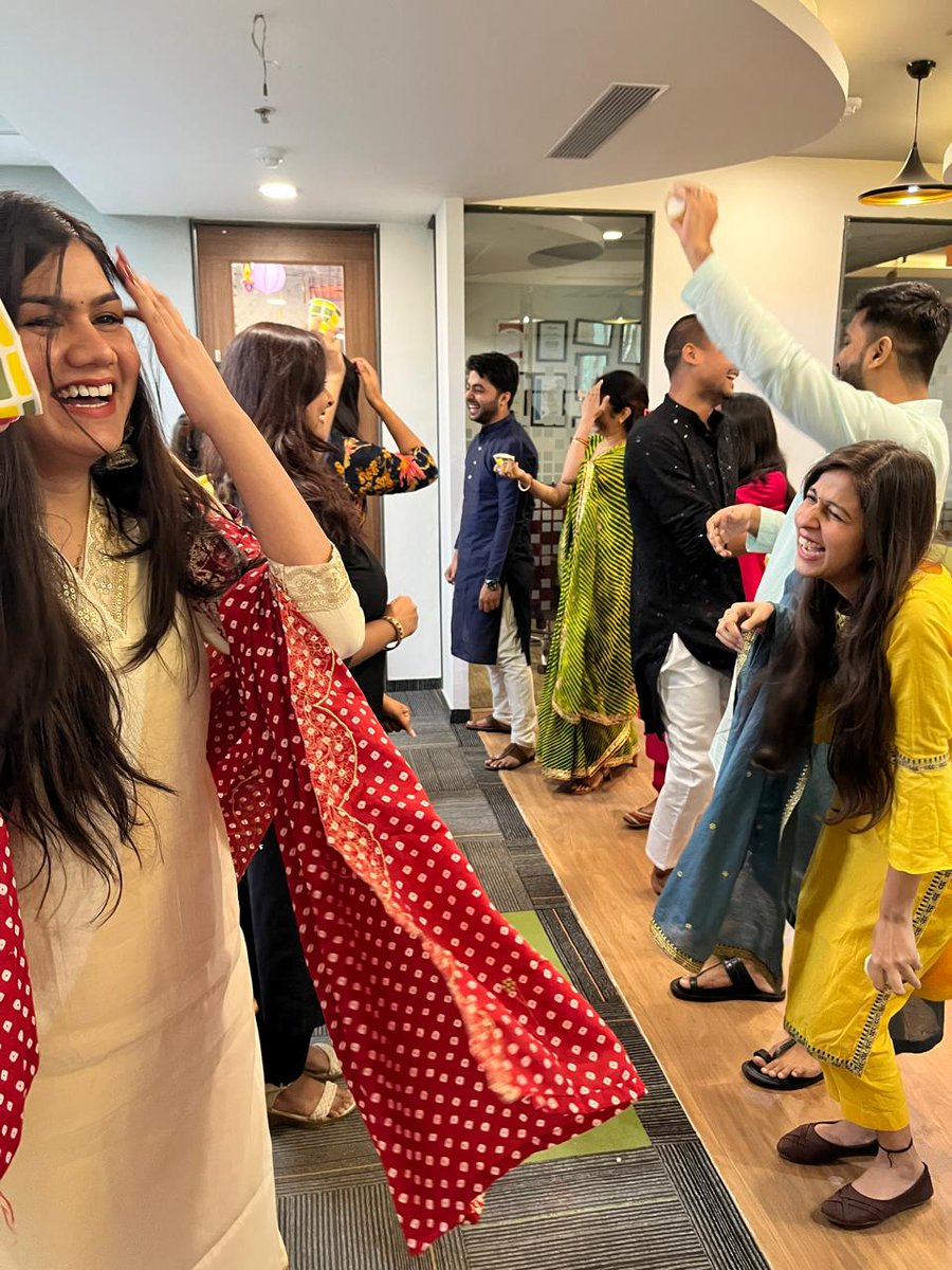 tsc_logicladder's tweet image. The Sustainability Cloud welcomed the festival of lights with laughter, games, and gratitude as the team came together to celebrate Diwali in true spirit. 
Wishing everyone a bright and joyous Diwali filled with warmth and cheer! 🪔✨

#TheSustainabilityCloud #LogicLadder #Diwali