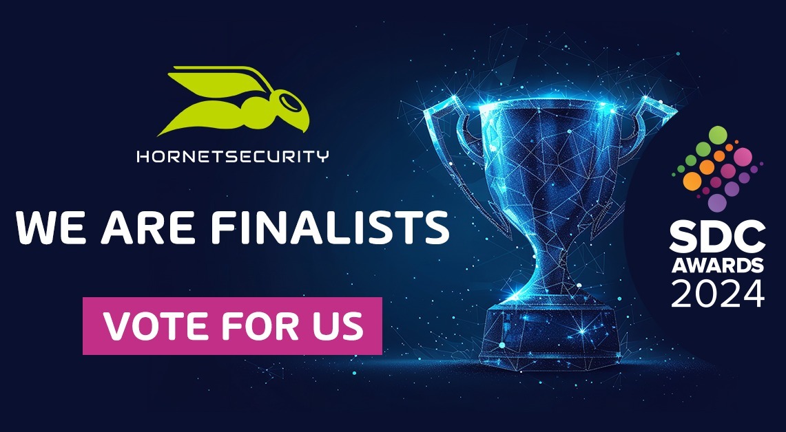 It's not too late to vote! We have made it to the finals in the SDC Awards 2024 🎉

We would appreciate your support: Please vote for us at the link below ⬇️

sdcawards.com/vote

#Hornetsecurity #Hornetrocks #Awards2024