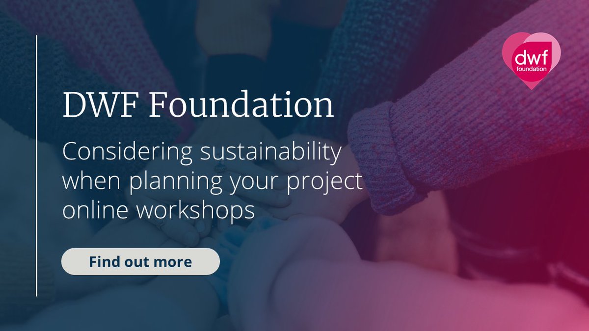 World Sustainability Day reminds us to work towards a sustainable future. As a signatory to the Funder Commitment on Climate Change we support sustainable activities. Join our “Considering Sustainability when Planning Your Project” workshop to learn more🌍 bit.ly/3HUaMmW