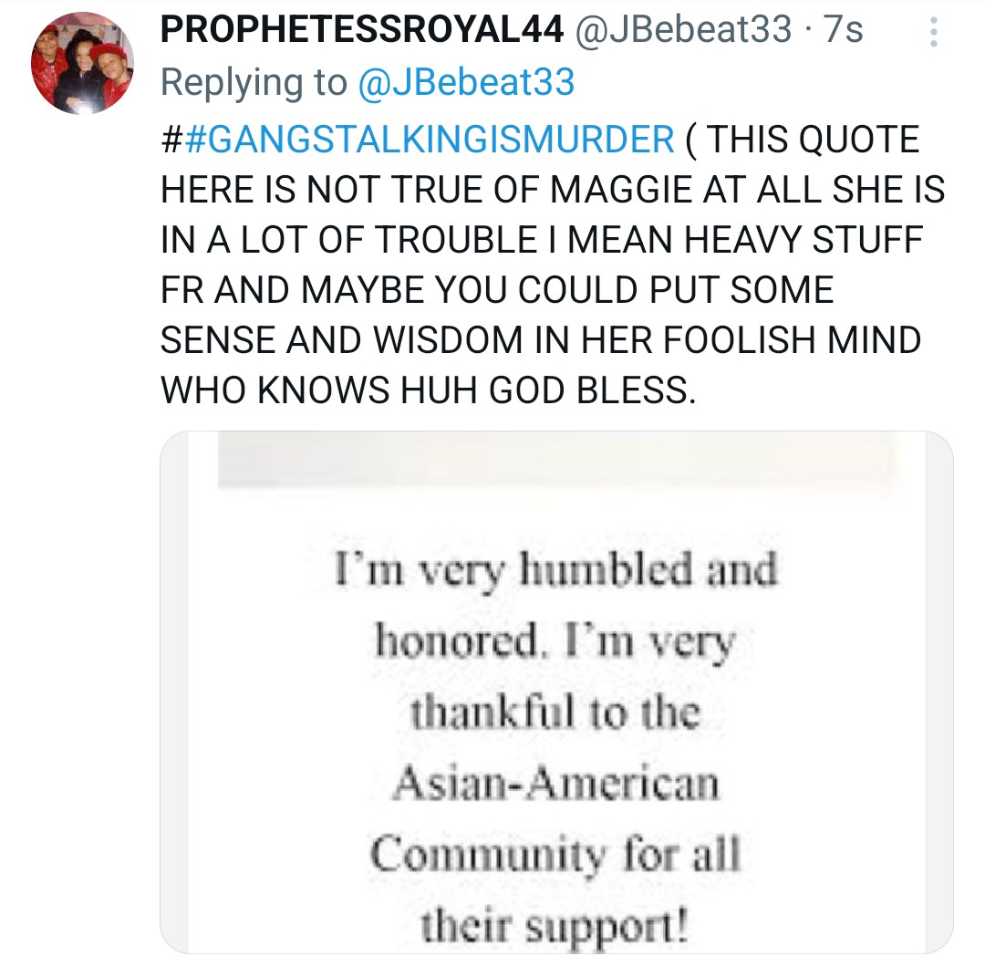 PROPHETESS44's tweet photo. ##GANGSTALKINGISMURDER https://t.co/ihYh5qmlzF