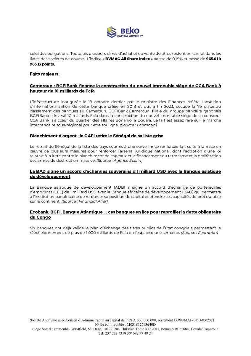 Beko Capital Advisory tweet media