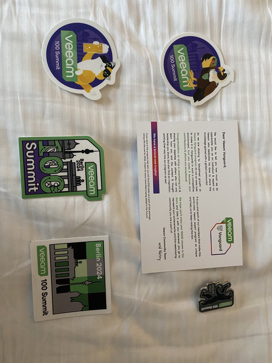 SifuSun's tweet photo. Good morning Berlin. #Veeam100Summit day two. #Veeam100 @VeeamVanguard @VeeamCommunity #VeeamLegent https://t.co/sXGlnTpdvK