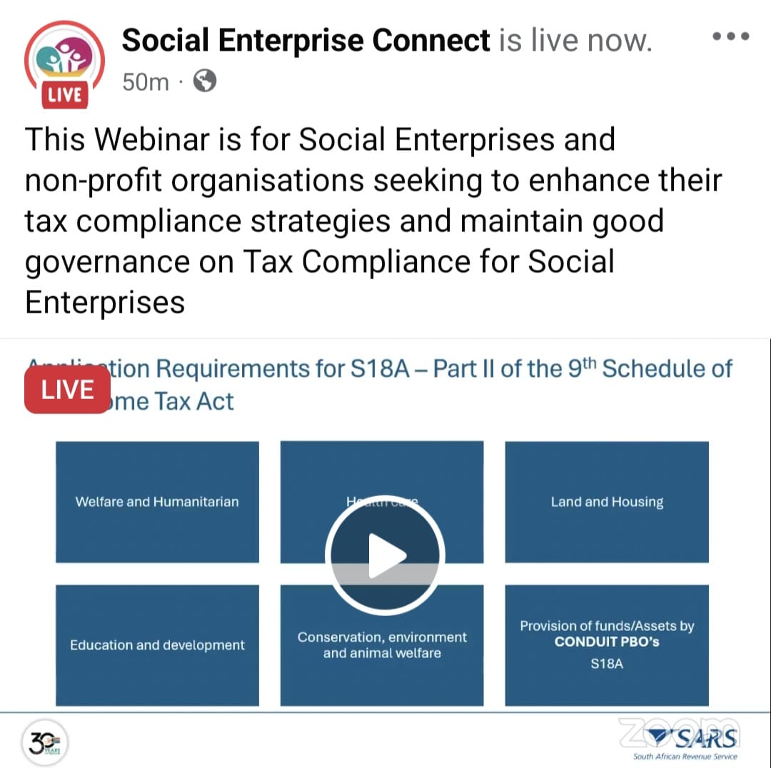 Wow! What a great turn-out. Thank you everyone for joining our webinar. 

Unfortunately, it has reached capacity, but you can still join us! We’re streaming live on our Facebook page, so head over and catch all the insights here: facebook.com/SocEntConnect/