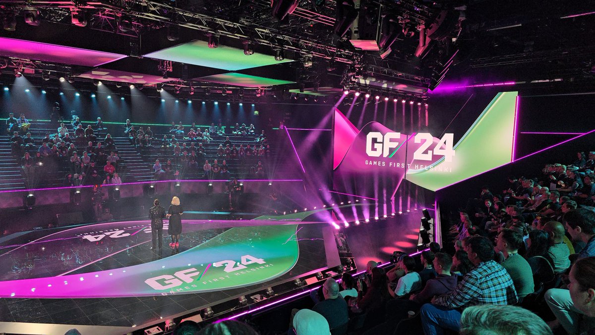 zenklar's tweet photo. Let's go! Very cool venue set up this year! #GamesFirst #GF24 #Supercell https://t.co/lIF2gDl9Mc