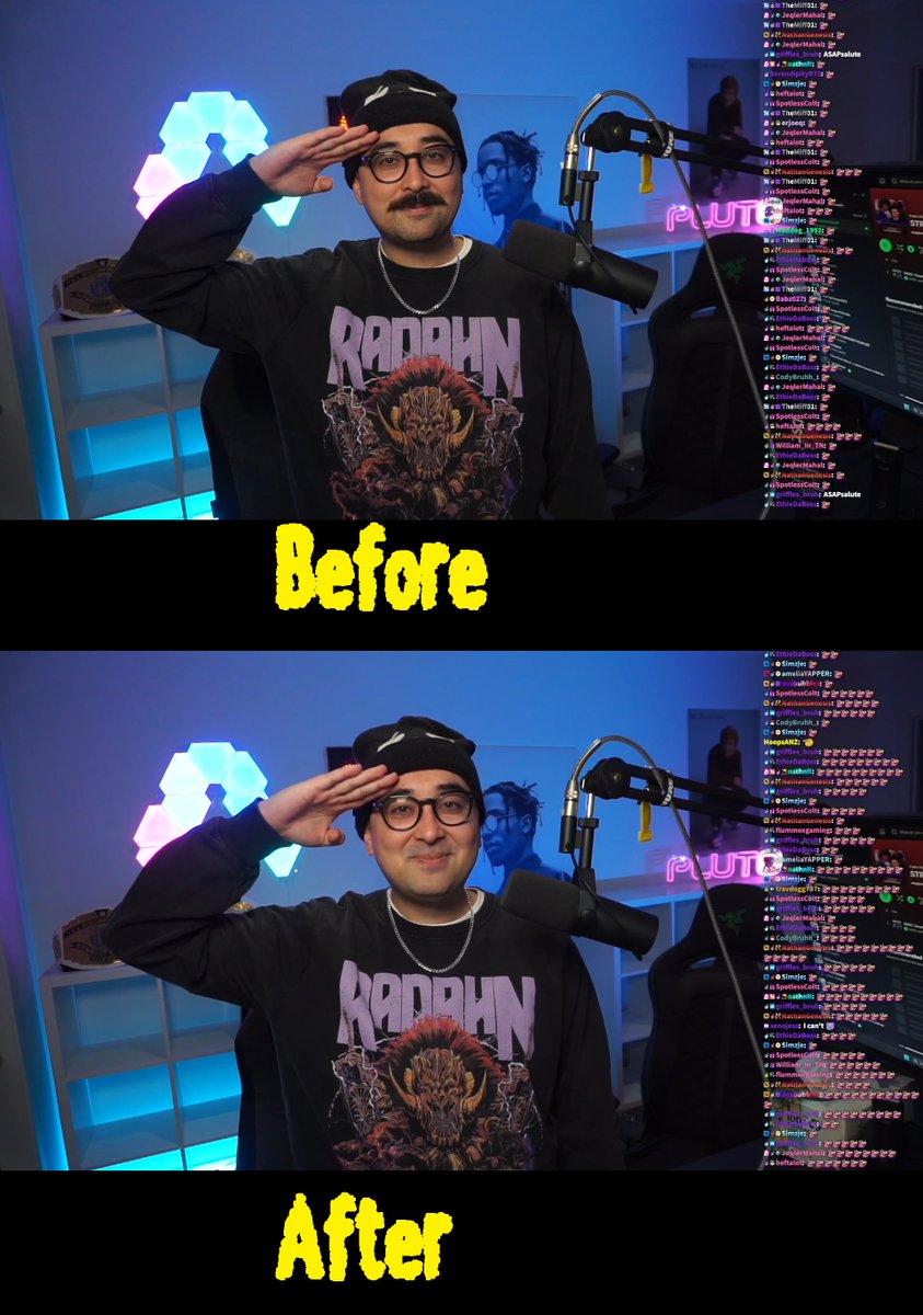 TW: suicide, mental health

last night was the last stream at this house and i shaved off my moustache early for <a href="/MovemberAUS/">Movember Australia</a> while i move houses this week. every year since 2017 i've always grown a moustache and shaved it off, but it's been quite the opposite ever since 2020