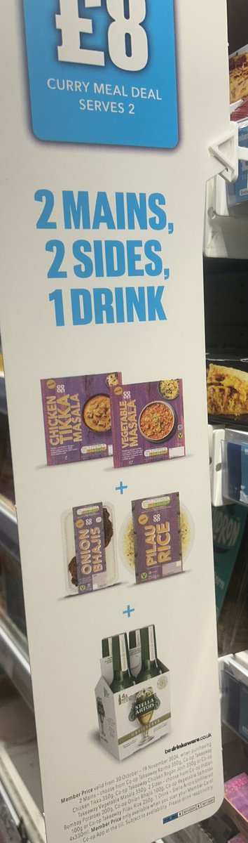 MichaelMikecas's tweet photo. Pop into coop cross lane for this fantastic membership meal deal, who’s needs a takeaway when you have this fantastic deal https://t.co/Uec0j3psf3