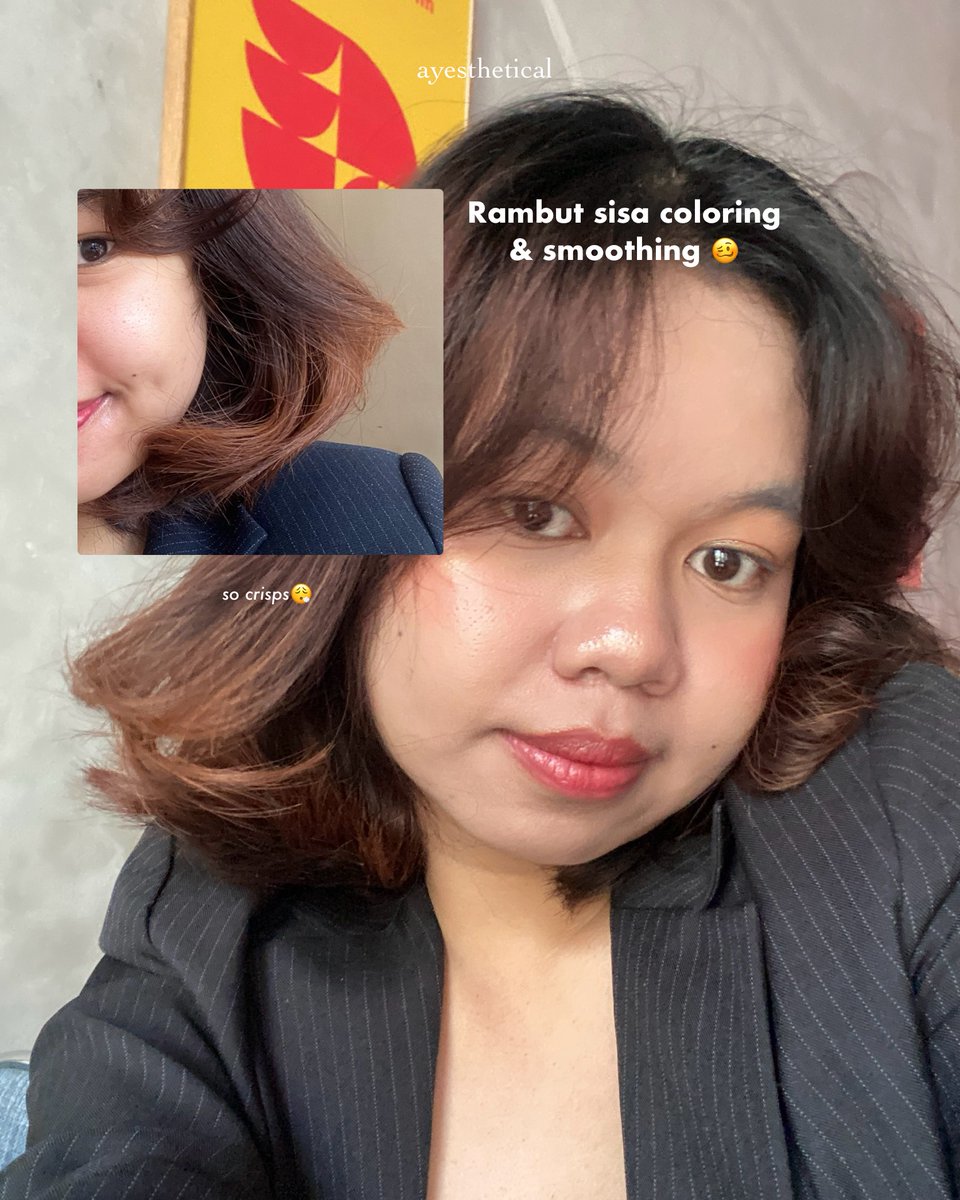 ayesthetical's tweet photo. Siapa yang suka gonta-ganti warna rambut atau smoothing?🌈💆♀️ Hasilnya memang bikin kita tampil lebih kece, tapi sayangnya, rambut jadi gampang rusak 😩
🌈TIPS PERAWATAN RAMBUT RUSAK💇
#VolumeON https://t.co/yhjO48a1ku