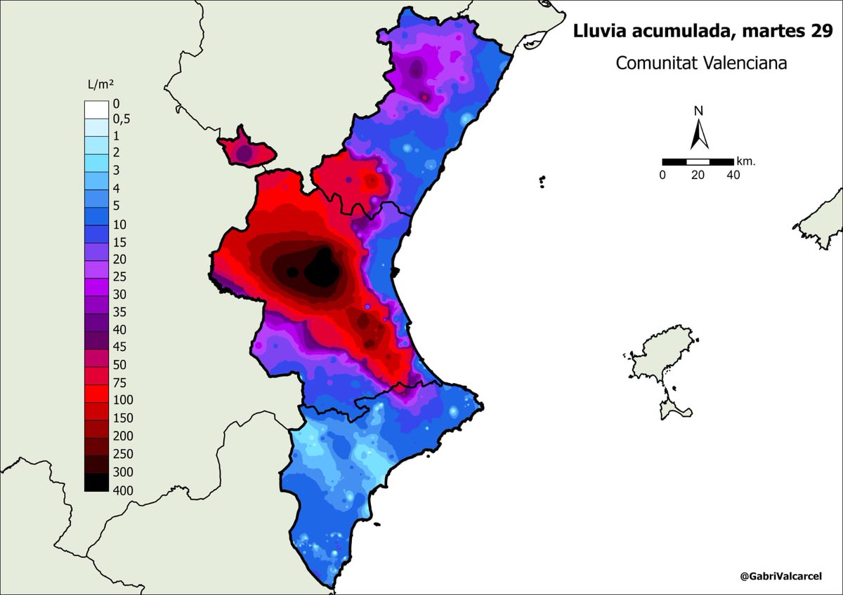 Suremet (@meteochatse) on Twitter photo Magnífica cartografía de <a href="/GabriValcarcel/">Gabriel G. Valcárcel</a> sobre un episodio que quedará desgraciadamente grabado en la memoria de muchos ciudadanos. Todo nuestro apoyo a las miles de personas afectadas y a los familiares de las víctimas mortales. Se vislumbra muy bien el disparo orografico Magnífica cartografía de <a href="/GabriValcarcel/">Gabriel G. Valcárcel</a> sobre un episodio que quedará desgraciadamente grabado en la memoria de muchos ciudadanos. Todo nuestro apoyo a las miles de personas afectadas y a los familiares de las víctimas mortales. Se vislumbra muy bien el disparo orografico