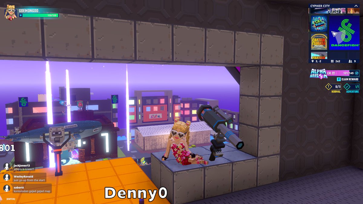Goemonnumber1's tweet photo. Come dance with me in the Cypher City Experience in 💃🕺@TheSandboxGame. Make sure to bring your boogie shoes 🩰  https://t.co/ynFE3AcKUR #TheSandbox #AlphaSeason4 #AS4SocialChallenge https://t.co/RdOh6DUZVu
