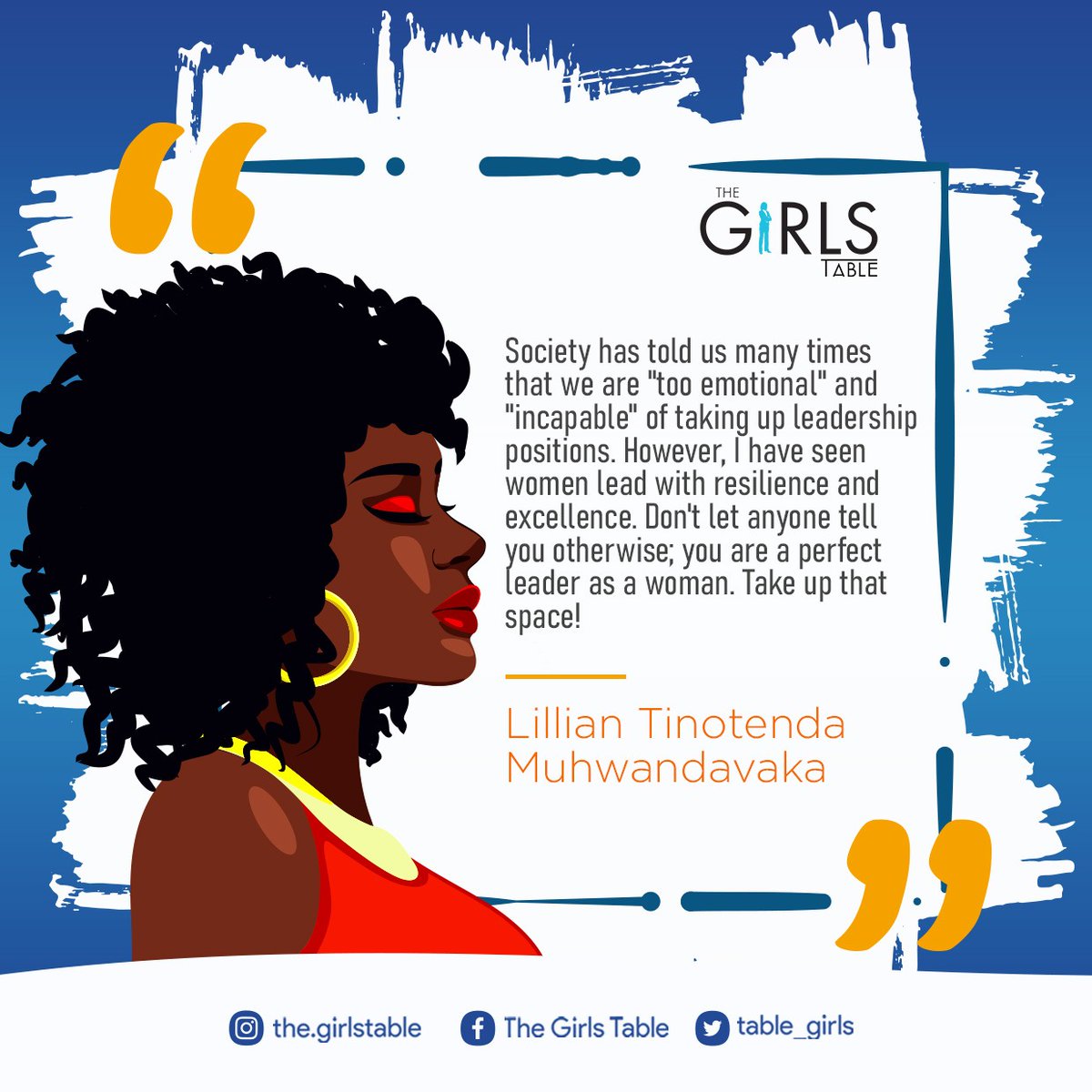 "Society has told us many times that we are "too emotional" and "incapable" of taking up leadership positions. However, l have seen women lead with resilience and excellence.

Don't let anyone tell you otherwise, you are a perfect leader as a woman. Take up that space!"
#HerVoice