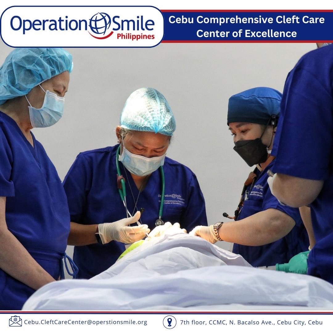 OpSmilePhil's tweet photo. Today, we made history! 🎉 

The Operation Smile Philippines - Cebu Comprehensive Cleft Care Center of Excellence has successfully completed its very first surgery! 💙❤️

#OperationSmilePhilippines #opsmilephil https://t.co/HK5FdmuJyI