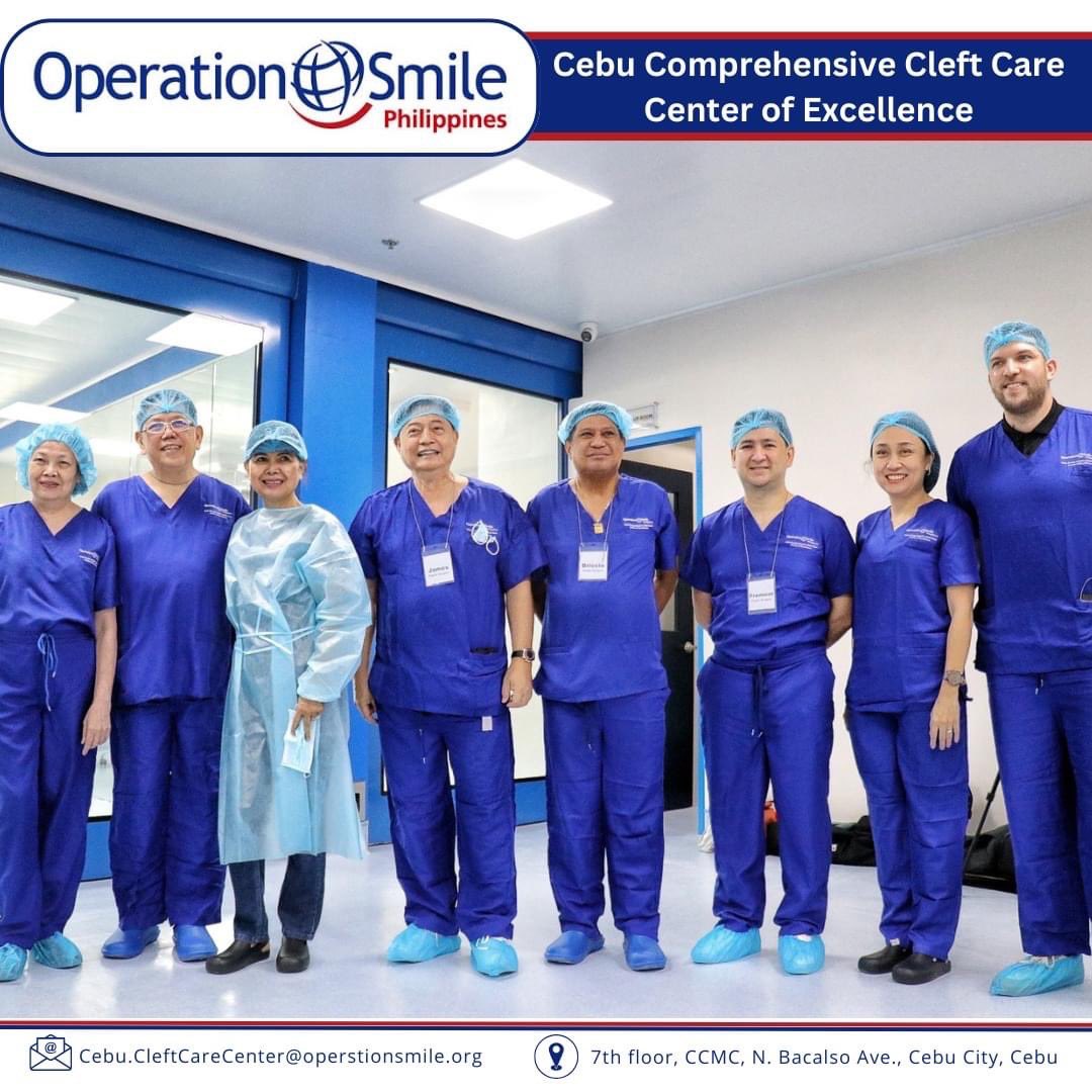 OpSmilePhil's tweet photo. Today, we made history! 🎉 

The Operation Smile Philippines - Cebu Comprehensive Cleft Care Center of Excellence has successfully completed its very first surgery! 💙❤️

#OperationSmilePhilippines #opsmilephil https://t.co/HK5FdmuJyI