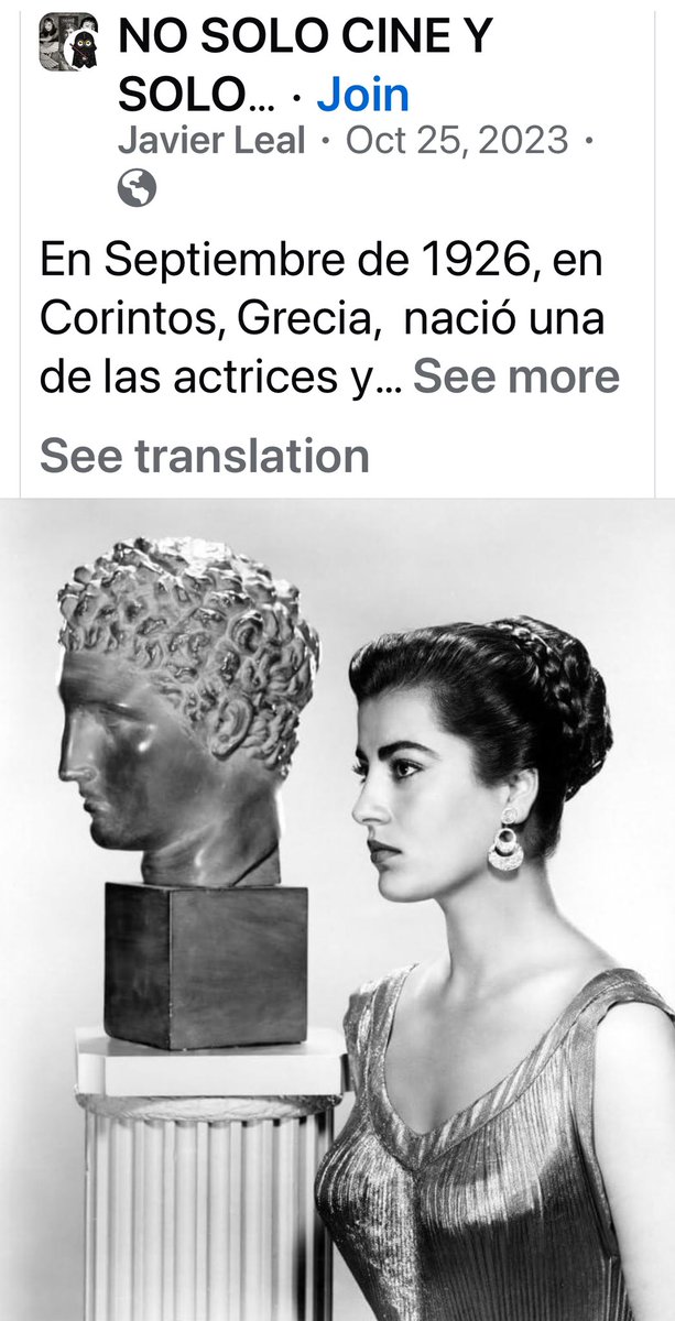 YNHallak's tweet photo. En Septiembre de 1926, en #Corintos, #Grecia, nació una de las actrices y cantantes mas completa y talentosa del siglo XX, ese día llegaba al mundo #IrenePapas. Nacida en el seno de una familia de artistas y bautizada con el nombre de Irene Lelekou, rápidamente se unió al mundo del teatro, Escuela Nacional de Teatro Griego en Atenas, y de ahí pasó a formar parte del elenco del Teatro Nacional de Grecia. Su versatilidad le permitió interpretar toda la gama de mujeres de los clásicos griegos, sobre todo en las tragedias "Las troyanas" y "#Medea" (#Eurípides) y "#Electra" (#Sófocles). El director #EliaKazan la descubre en el teatro y decide llevarla al cine, donde el éxito y la fama también la acompañan, "Los cañones de Navarone", "#Electra" y la multipremiada "#Zorba, el griego" junto a #AnthonyQuinn. De la mano de #Kazan interpreto una seguidilla de heroínas griegas, #Antígona (1961), #Ifigenia (1977) y Las Troyanas (1971) junto a #KatherineHepburn y Vanessa Redgrave. En 1943 se casó con Alkis Papas, de quien tomo el apellido. Por su arraigo griego prefería actuar en películas locales antes que en las grandes producciones de #Hollywood, así siguió con personajes de la mitología , como #Medea, Clitemnestra, Helena, Penélope y Anticlea. Luego de un romance con #MarlonBrando, conoció a Vangelis Papathanassiou, quien le tomó una prueba y le ofreció participar en el disco de su grupo "#Aphrodite's Child", y en 1979 le produjo y musicalizó un maravilloso e imperdible disco "Odes". De regreso a la actuación tuvo participaciones brillantes en clásicos como "Bodas de sangre", "Cristo se detuvo en Éboli", "Crónica de una muerte anunciada" y "La mandolina del capitán Corelli", por las que fue multipremiada internacionalmente. La muerte la encontró retirada de los escenarios el 14 de septiembre del año 2022.