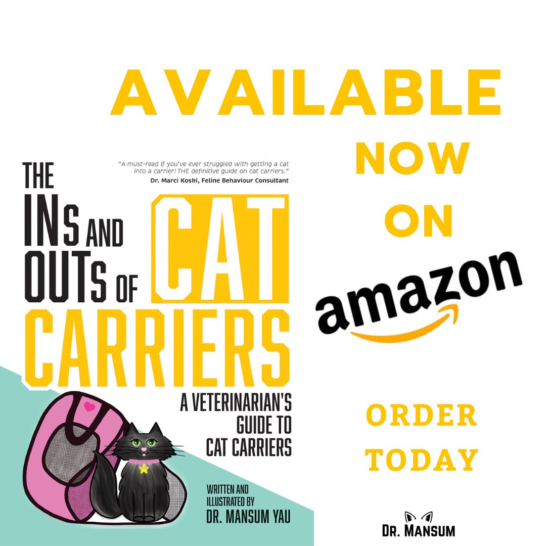 Happy National Cat Day! “The Ins and Outs of Cat Carriers: A Veterinarian’s Guide to Cat Carriers” has been out for a fortnight (two weeks). If you haven’t read this book yet and love #cats and love books, this is the book for you! Link in bio 🔗