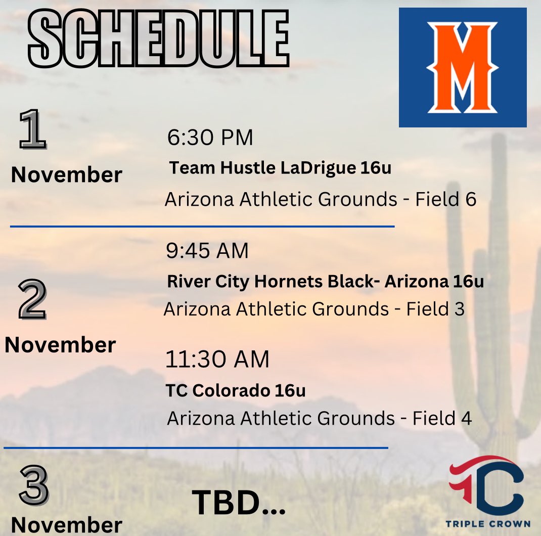 Arizona fall showcase!! Let’s get it!💙🧡