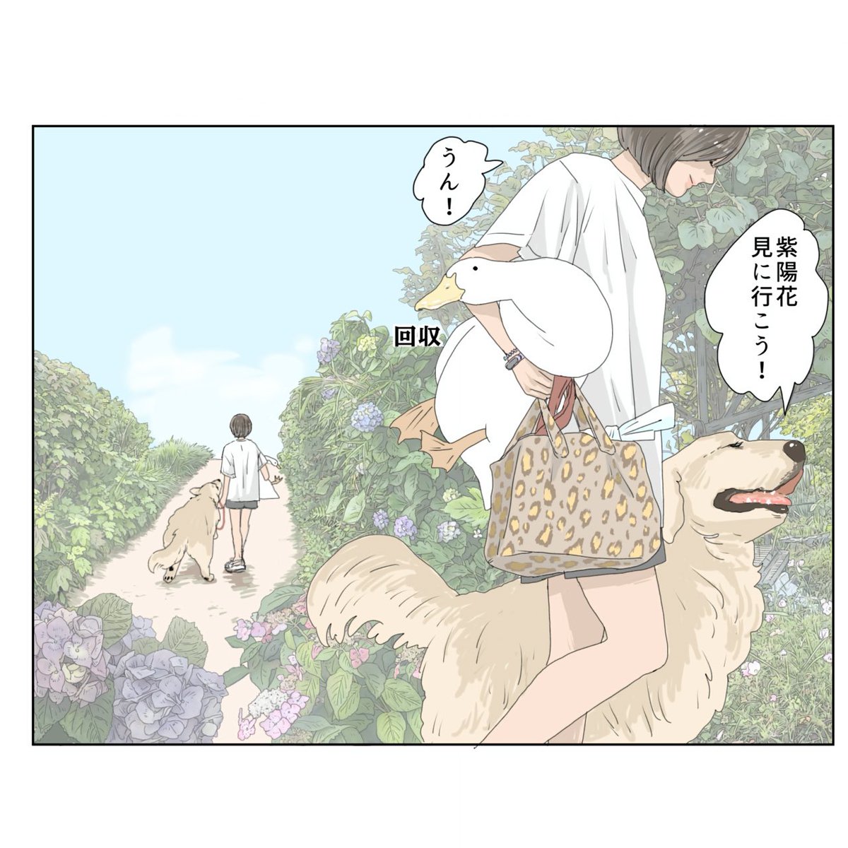 アヒルは朝5時に起きるのでご飯をあげてお水を変えて静かにさせてから僕たちは7時まで二度寝します。
『エースくんとヨバンさん 犬とアヒルの友情物語』11月20日発売/KADOKAWA
ご予約はこちら⬇︎
Amazon→ https://t.co/kKH679L6WO
#漫画が読めるハッシュタグ #エースくんとヨバンさん