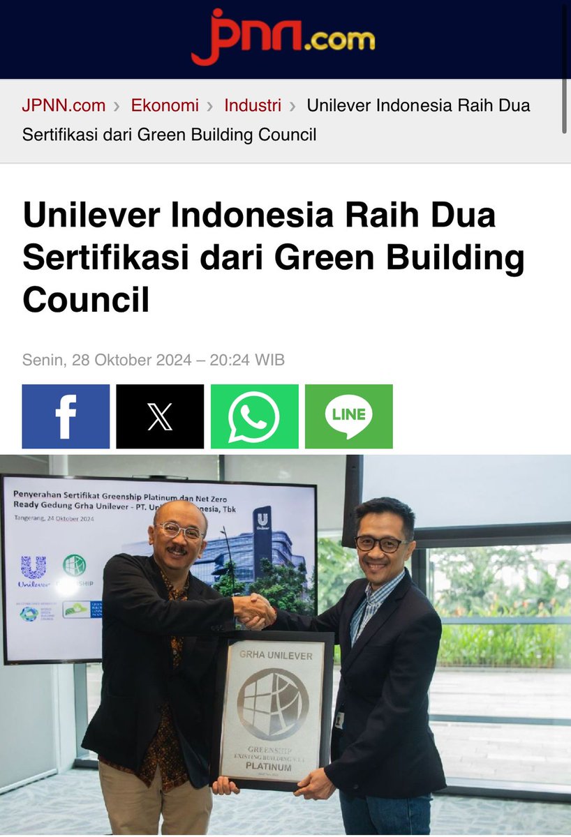 maiqueenda_'s tweet photo. Mantap bgt Unilever Indonesia atas dedikasinya selama ini dalam mendukung program global https://t.co/7fatAA8iRP