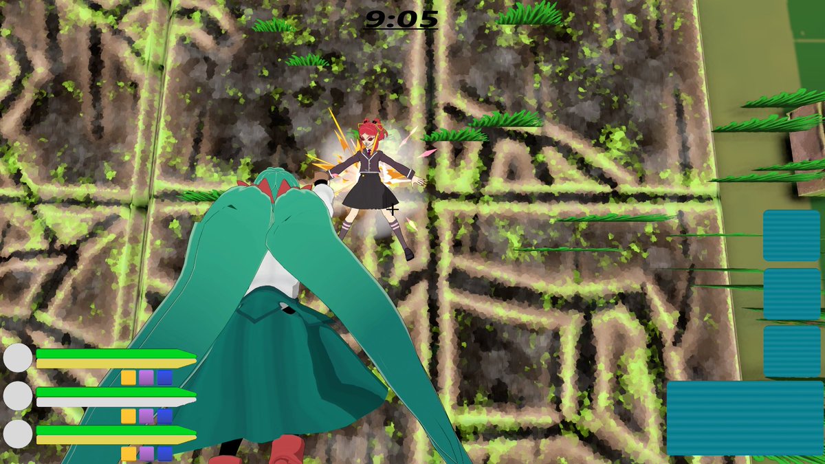 "We're excited to give a first look at our UI in its earliest stages. Sparse, but we want to hear from the community about general layout and style. Left is teammate info, right is equipment you can bring into battle. What do you think? Let us know!" #gamedev #UI #unity #indiedev