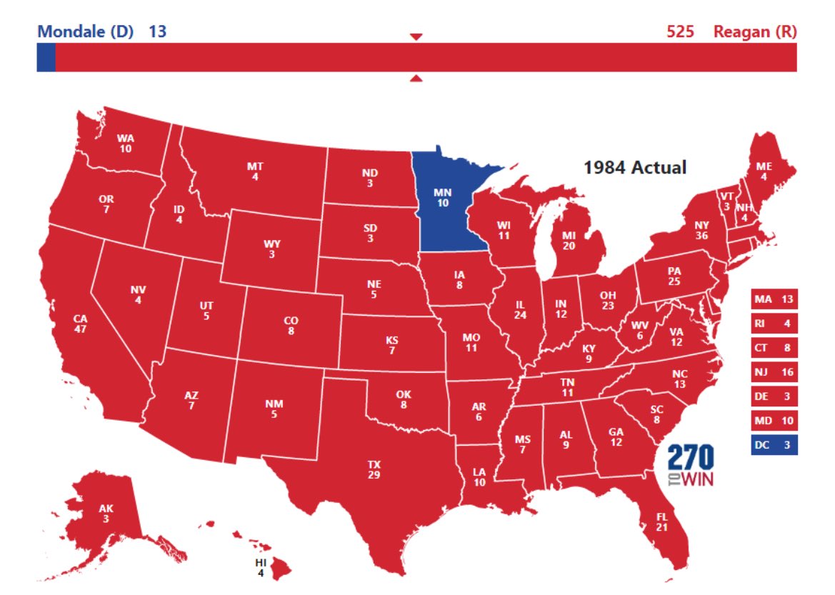 Geiger_Capital's tweet photo. The map if Trump works as a garbage man next and rides on the back of a garbage truck: https://t.co/tjAQIJ47tP