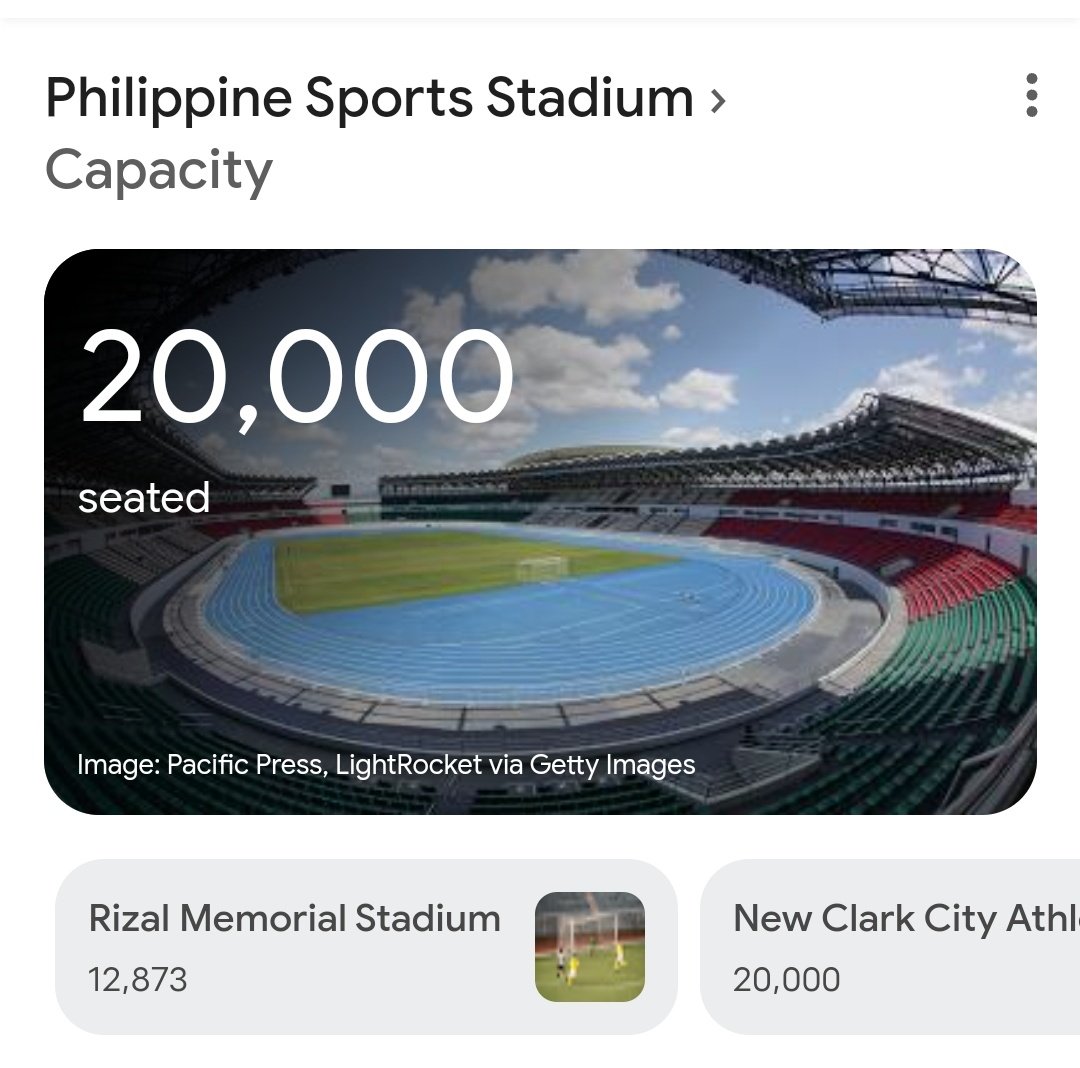 [#INFO] Menunjukan stadium power mereka, berikut ini perkiraan kapasitas untuk #SEVENTEEN_RIGHT_HERE_IN_ASIA

- 83,000
Jakarta International Stadium
- 65,000
Rajamangala Stadium
- 55,000
Singapore National Stadium
- 25,000 (2 hari)
Philippines Sports Stadium

*Indonesia menjadi