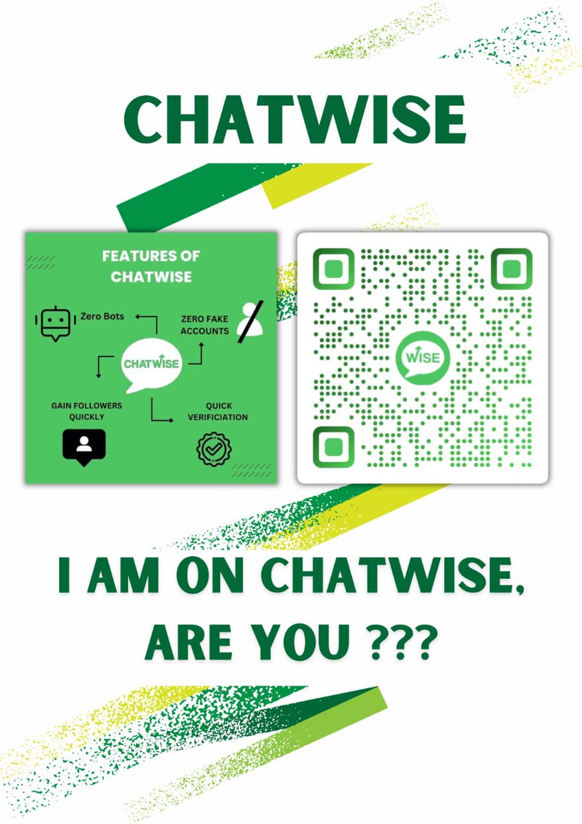 RiviloBeauty's tweet photo. "ChatWise is revolutionizing social media! Who’s joining the journey?"
Just Download app &amp; Started an Amazing Journey of Extraordinary Success ❤️❤️ Referral Code: rivilo. #chatwise @ChatWise_Global https://t.co/QYbG5E5Ezp