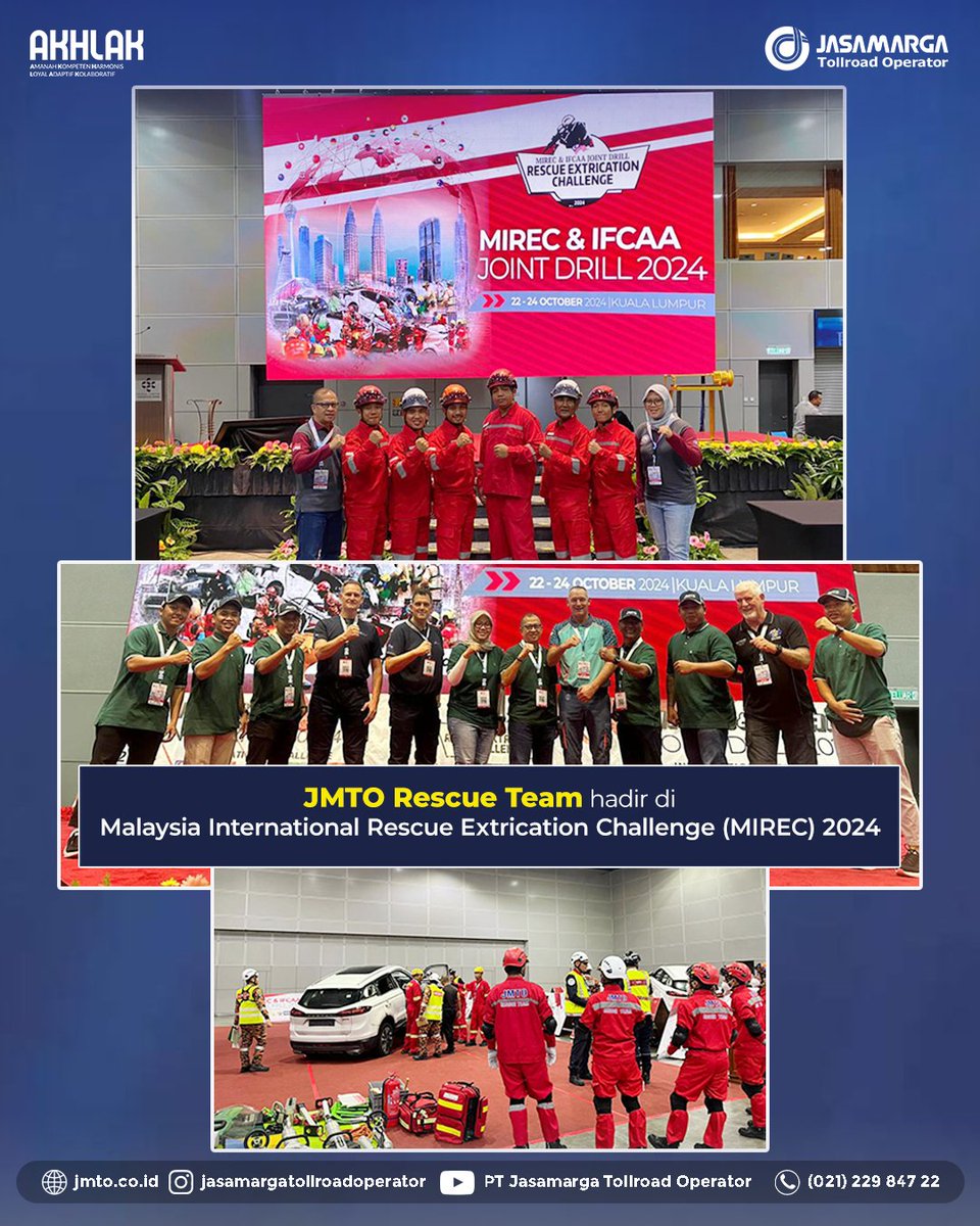 JMTO Rescue Team hadir di MIREC 2024, capai waktu penyelesaian di bawah target yang ditentukan panitia

#JMTORescueTeam
#Jasamargatollroadoperator