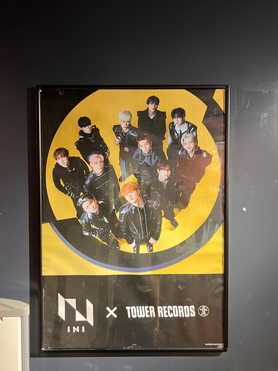 タワ渋INI】 INI 7TH SINGLE 『THE VIEW』 展示も行っております