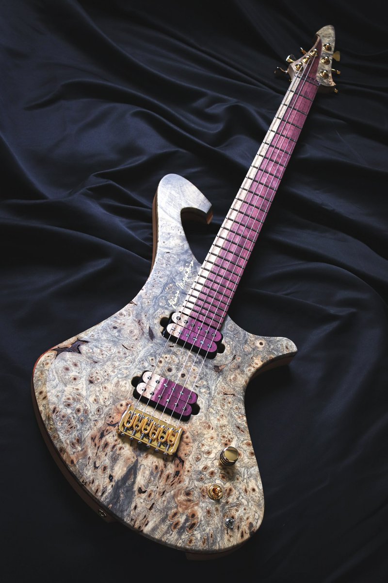 RM_Instruments's tweet image. ギターが完成しました。