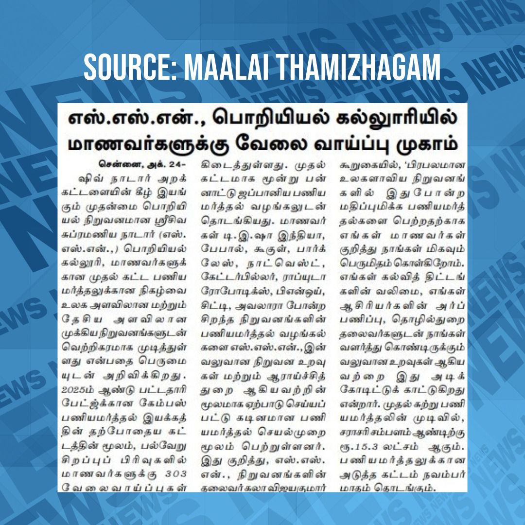 SSN Institutions tweet media