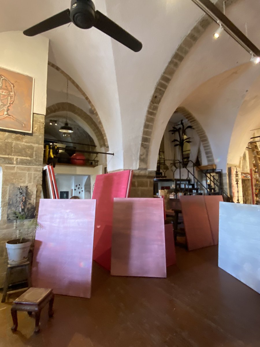 OurTribeNFT's tweet photo. Preparing for my upcoming exhibition in Australia. Layers of red coming to life, each canvas a journey. #WorkInProgress #ArtStudio #AustralianArt #ContemporaryArt #IlanAdar #ArtExhibition #ArtCollectors #FineArt #JewishArt #ArtInTheMaking @ausembisrael @AJN https://t.co/PLQvYwGP1V