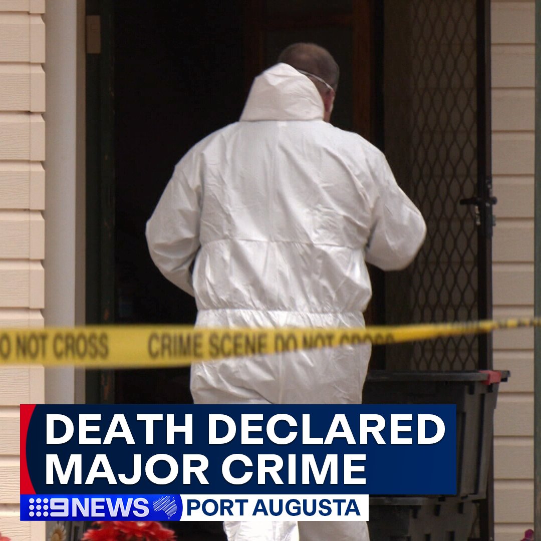 #BREAKING: Major Crime detectives are investigating the unexplained death of a 27-year-old woman in a Port Augusta home.

Watch #9News at 6pm for the full story.