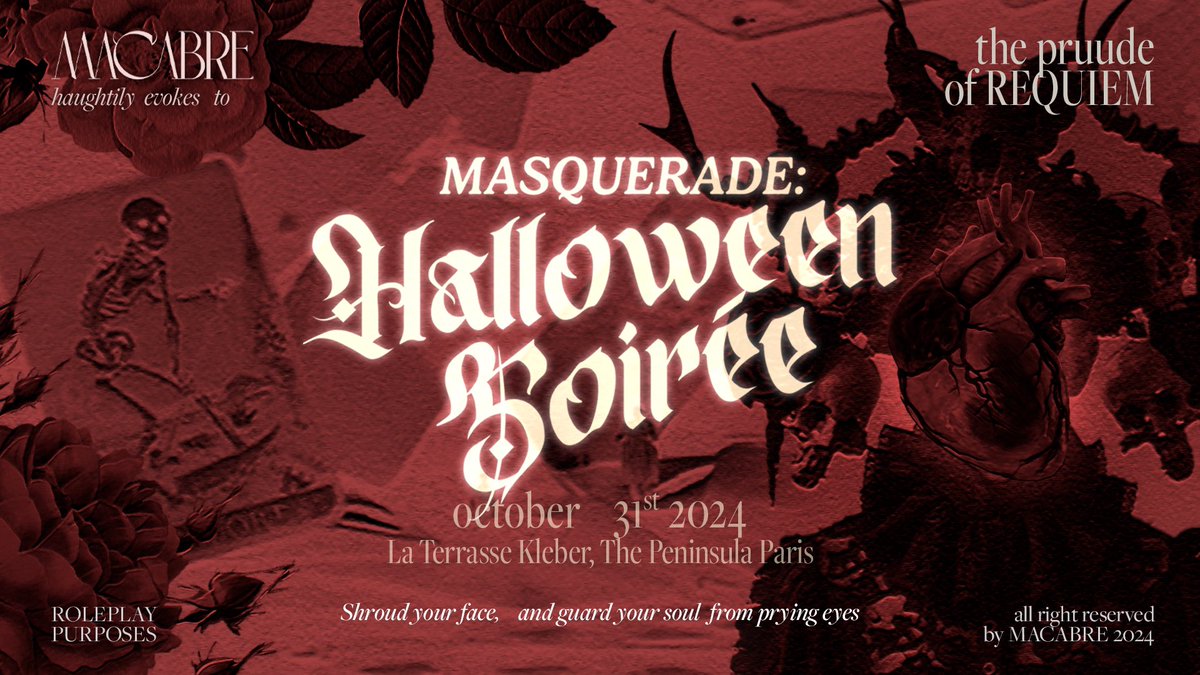 artworksbyMF's tweet image. ️ ️ ️  ️ ️ ️  ️ ️ ️ 
Welcome to the 

MASQUERADE: Halloween Soirée. 
The GHASTLY CANYON which will shepherd you to the REQUIEM. 
️ ️ ️  ️ ️ ️  ️ ️ ️