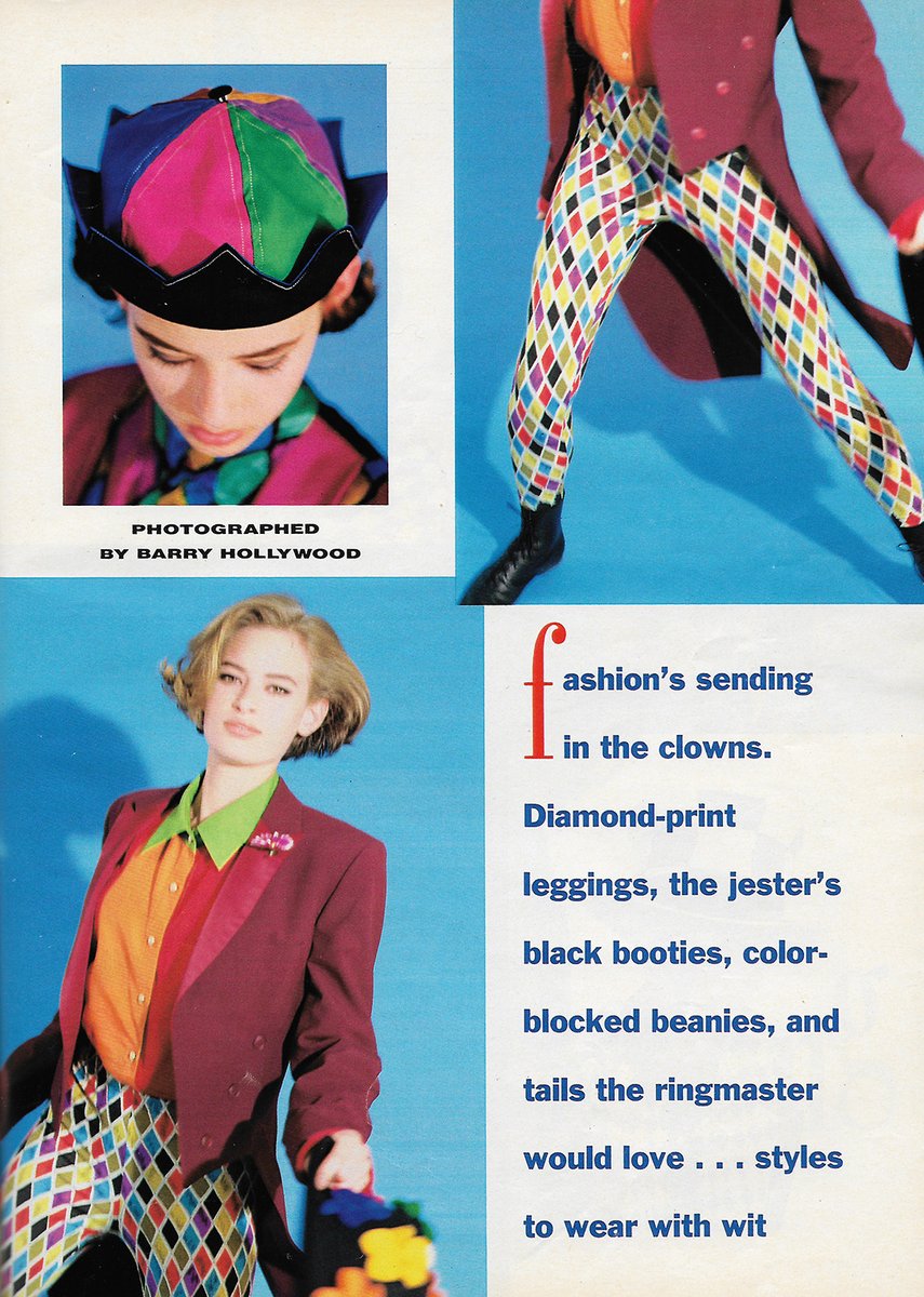 been thinking about this court jester-clown-circus vibe going on in 90s design