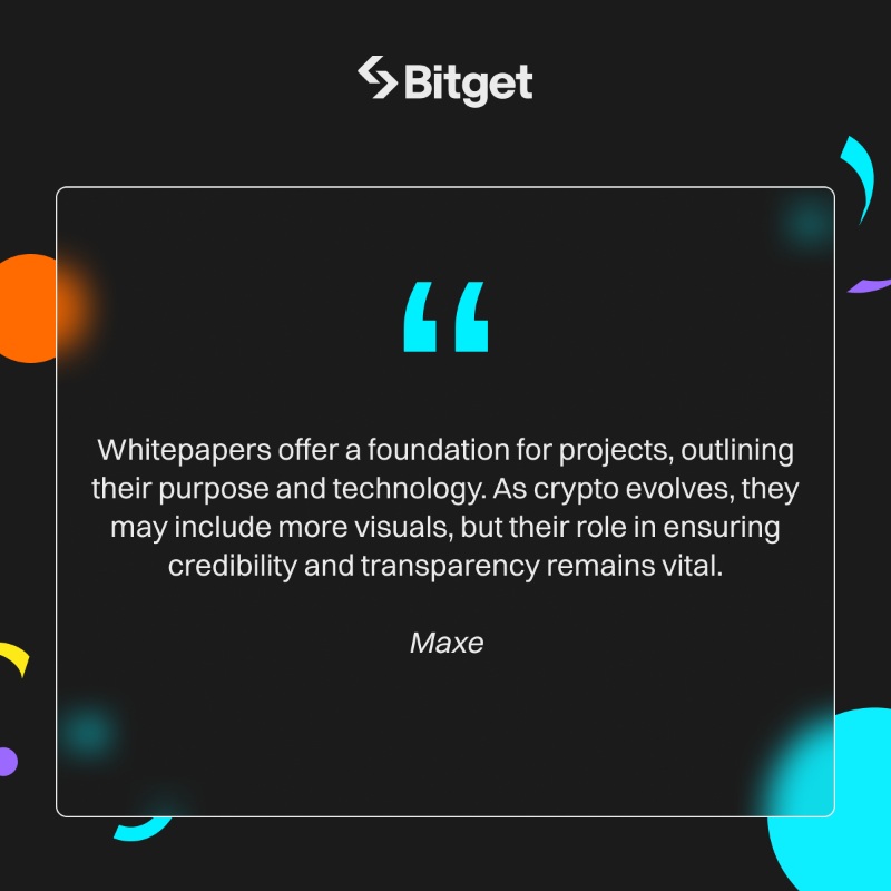 bitget's tweet photo. Why do certain projects look more trustworthy than others 👀?

Some say whitepaper has contributed a lot, because... 👇

#WhyWhitePaper