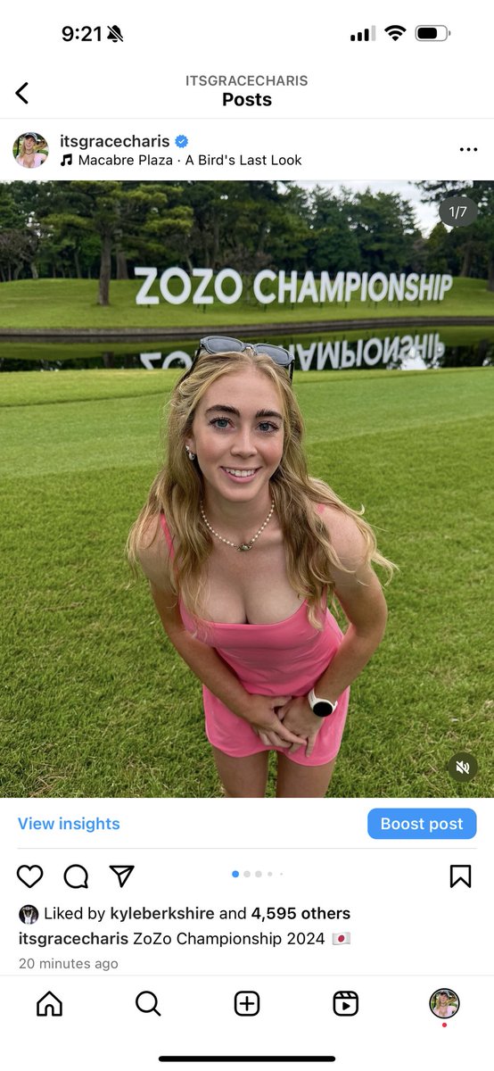 First time at the ZoZo Championship in Japan!! 🇯🇵