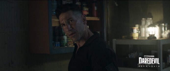 DaredevilSource's tweet image. New look at Jon Bernthal as Frank Castle in Daredevil: Born Again.