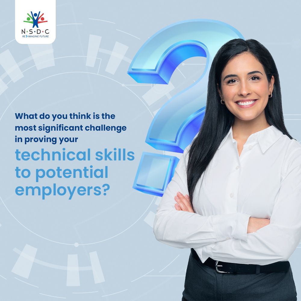 NSDCIndia's tweet image. What stops you from showcasing your technical skills to your potential employers?

Let us know in the comments!

#nsdc #tcsion #upskilling #jobs2024 #hiring2024 #sales #marketing #reskilling