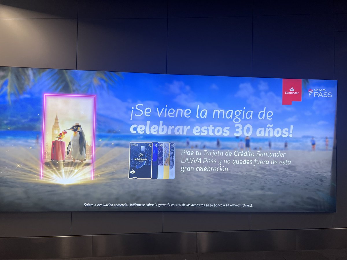 juahermo's tweet photo. @SERNAC @santanderchile @LATAM_CHI No sirve la worldmember…01 de la mañana y acceso al salon vip cerrado a menos que se paguen 80 dolares y ningun aviso. Publicidad engañosa. https://t.co/RyuWJt57kF