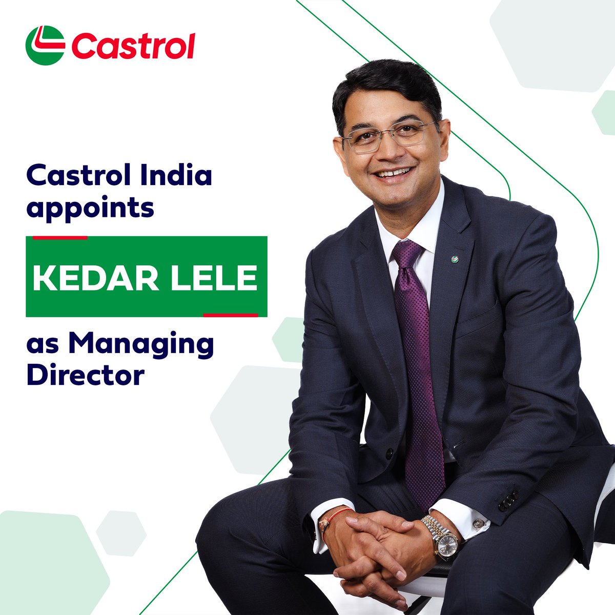 We re excited to welcome Kedar Lele as the new Managing Director of Castrol India Limited. With more than 25 years of leadership experience across varied businesses and geographies, Kedar brings both strategic expertise and a fresh perspective We re excited to welcome Kedar Lele as the new Managing Director of Castrol India Limited