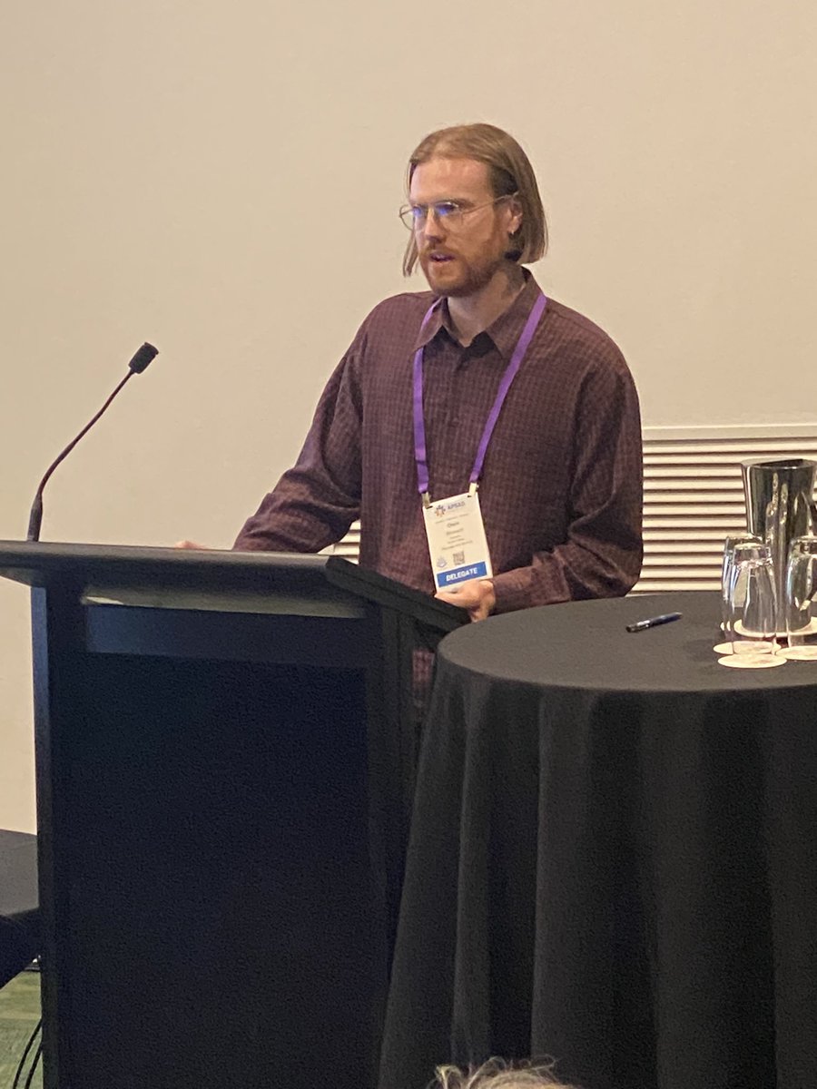 Amanda Roxburgh (@drmandaroxburgh) on Twitter photo #APSAD2024 <a href="/BurnetInstitute/">Burnet Institute</a> <a href="/MonashAddiction/">Monash Addiction Research Centre</a>
Oisin Stronach, superstar PhD student presenting important work on age period cohort analyses of methamphetamine deaths in Australia #APSAD2024 <a href="/BurnetInstitute/">Burnet Institute</a> <a href="/MonashAddiction/">Monash Addiction Research Centre</a>
Oisin Stronach, superstar PhD student presenting important work on age period cohort analyses of methamphetamine deaths in Australia