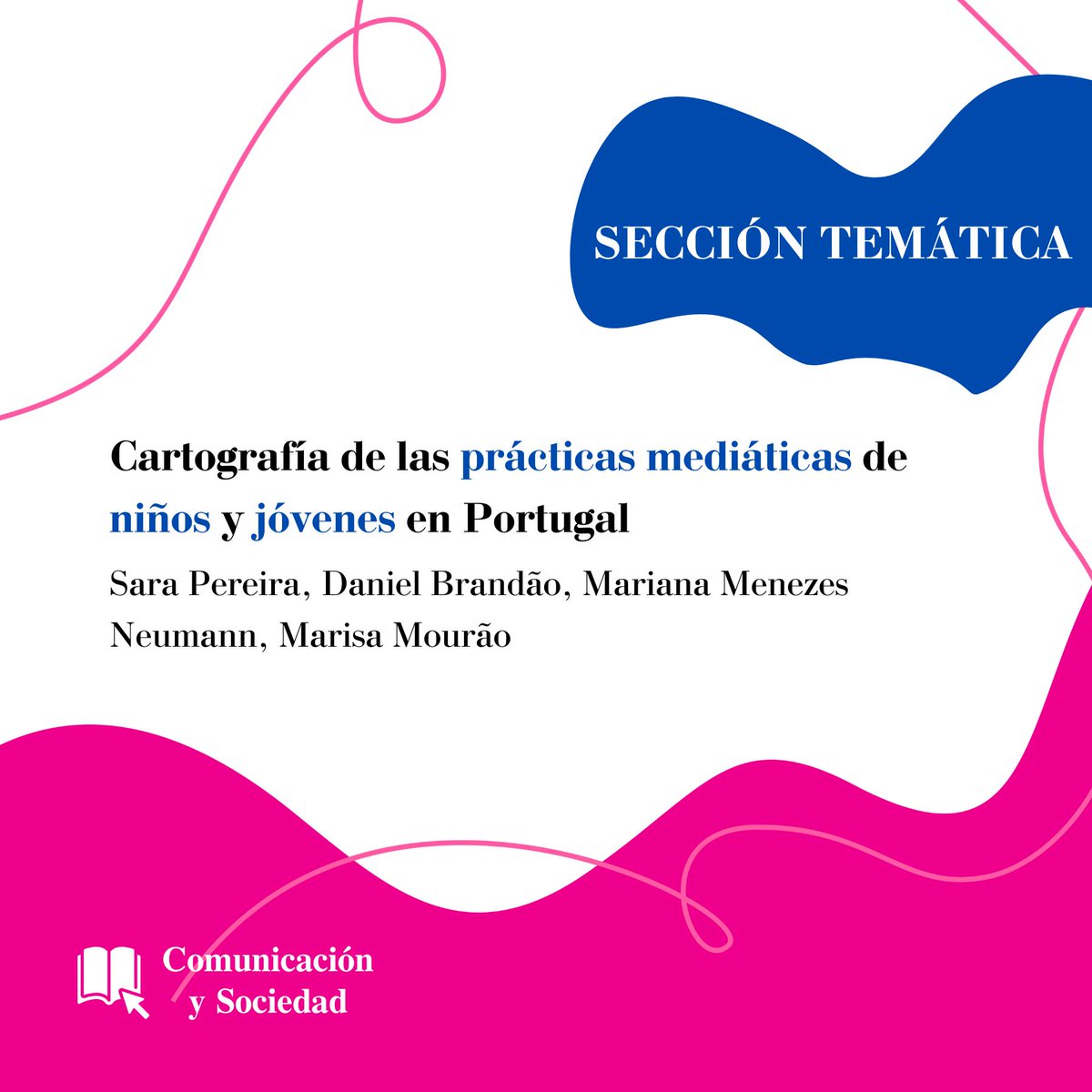 CySrevista's tweet photo. 📱 Este estudio muestra cómo #niñas, #niños y #jóvenes en #Portugal usan el móvil e internet para entretenimiento y comunicación, entre una amplia variedad de opciones mediáticas. 🔗 Lee aquí: https://t.co/QIb0AtBgaj
#ConsumoDeMedios #Comunicación #RCyS #CySrevista https://t.co/QzHi49wu75